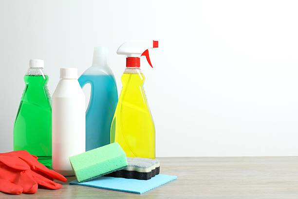 istock Many different house cleaning products on the table 2251425744