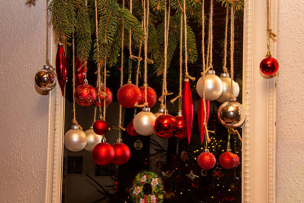 istock Home improvement with christmas adornments 2251454913