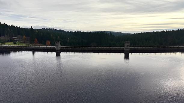 istock Observation Drone Captures Gradual Disappearance Of Mist Revealing Dark Waters 2251467486