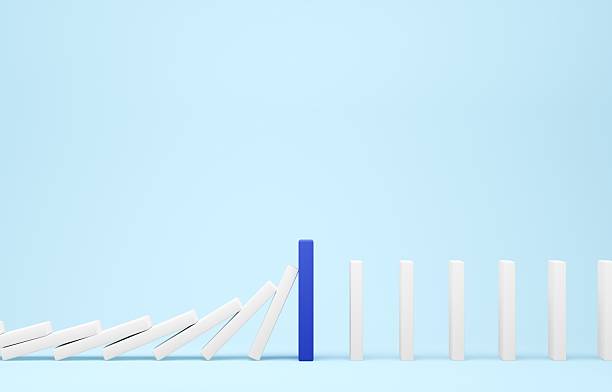 istock Simple 3D image of dominoes 2251478037