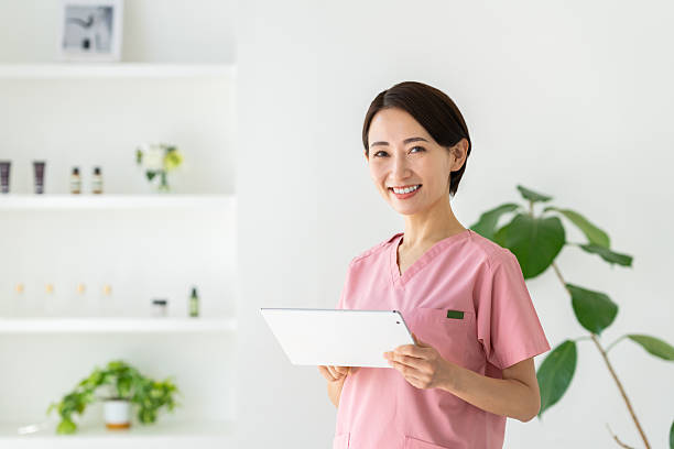 istock A middle-aged female doctor working at a clinic 2251484361