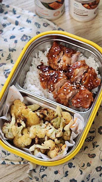 istock Bento Box with Chicken and Roasted Cauliflower 2251486448