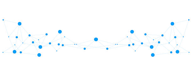 Geometric network connect lines and dots isolated on transparent background. Blue plexus technology futuristic network Geometric network connect lines and dots isolated on transparent background. Blue plexus technology futuristic network connect the dots stock illustrations