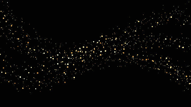istock Gold Glitter Abstract Background Dark Luxury Bokeh Effect for Festive Holiday and New Year Celebrations 2251494358