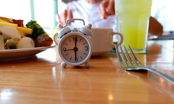 istock White  Alarm Clock Waiting for the IF Meal 2251505651