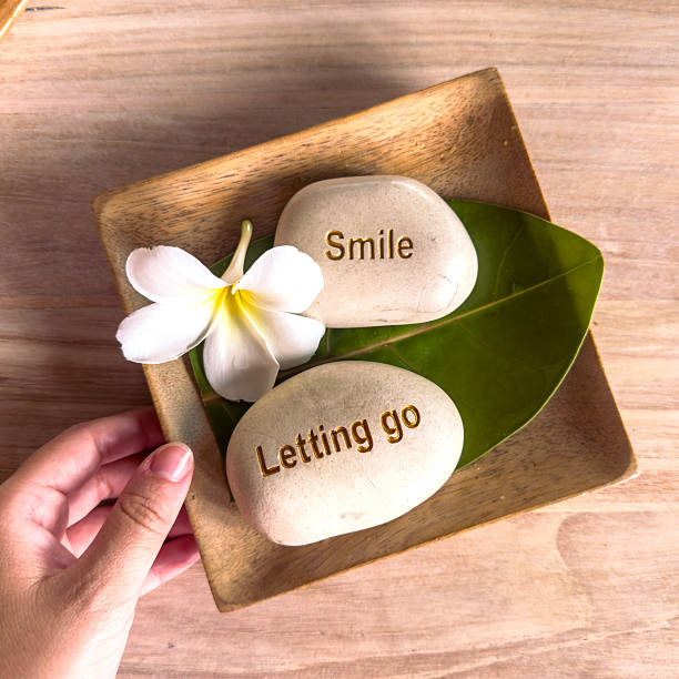 istock Inspirational Stones with Engraved Positive Words 2251519191