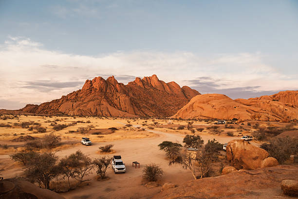 istock rock landscape of spitzkoppe at sunset 2251538490