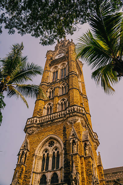 istock Rajabai Clock Tower rising above trees in Mumbai, India 2251540056