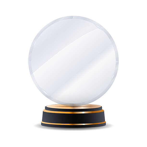 istock Bronze winner glass trophy featuring transparent crystal body, engraved laurel wreath, and glossy metallic accents ideal for award presentations, competition achievements, and professional vector illustration work 2251543763