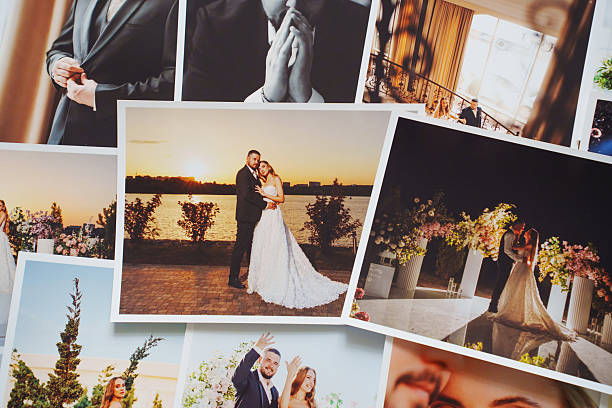 istock Beautiful printed wedding photos. 2251548453