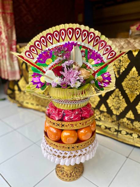 istock Balinese Hindu religious ceremony offering called gebogan 2251557794