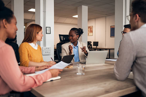 istock Team Discussing Ideas During a Collaborative Office Meeting 2251568716