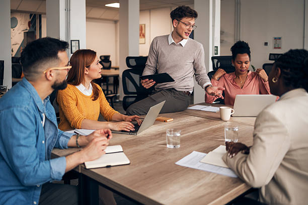 istock Team Collaboration During a Business Meeting in a Modern Office Setting 2251568878