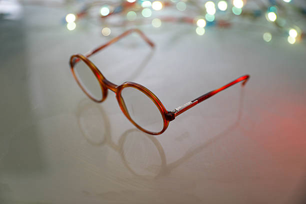 istock Retro Glasses with Soft Bokeh Background 2251572632
