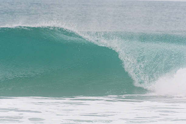 Surfing session in northern Brittany, near Cap Fréhel, on the long autumn swells