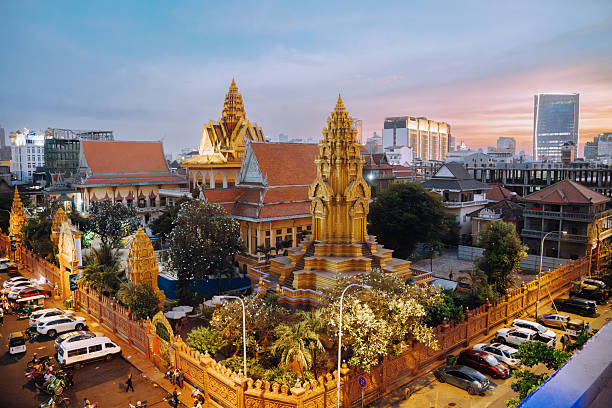 istock Golden Temple Complex In Phnom Penh, Cambodia 2251588530