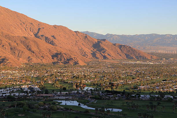 istock Palm Springs and Peninsular range mountains at sunrise 2251599565