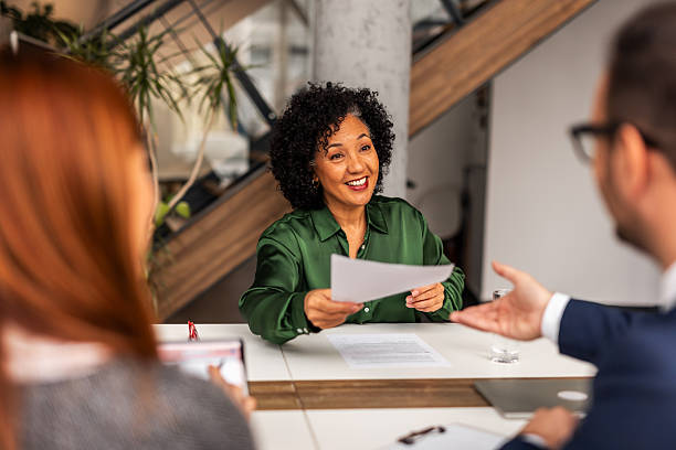 istock Professional Team Conducting an Interview in a Modern Office Setting 2251599895