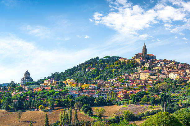 istock Todi Town skyline with churches, Umbria, Italy 2251603208