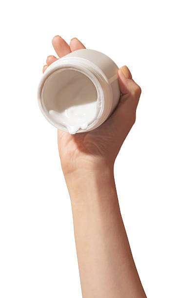 istock Young woman hand with beauty product sample 2251607250