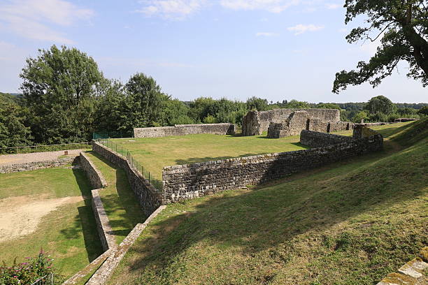 istock Domfront en Poiraie - Medieval castle remains 2251624416