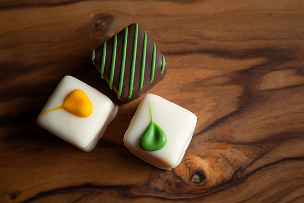 istock Colorful Chocolate Petit Fours Set 2251637577