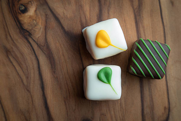 Colorful Chocolate Petit Fours Set