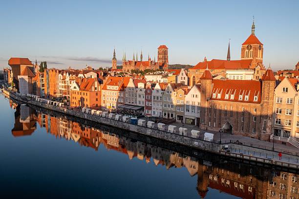 istock Gdansk Old Town Waterfront at Sunrise 2251643741