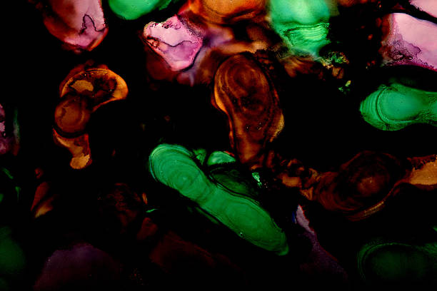 istock A dark art background of green stains 2251653033