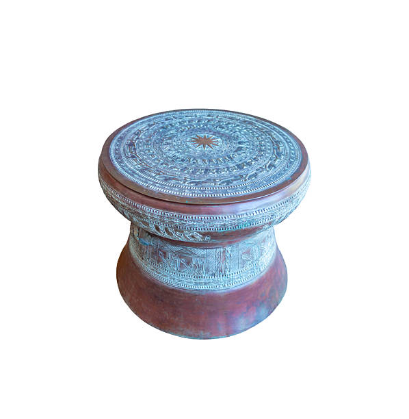 istock Dong Son Bronze Drums isolated on white background 2251656099
