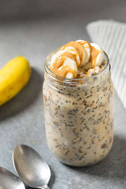 istock Healthy Breakfast Overnight Oats Oatmeal 2251658927