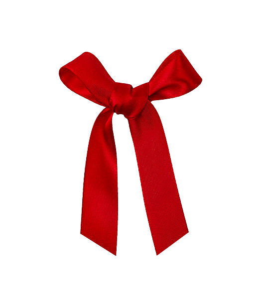istock Red Festive Satin Gift Ribbon Bow 2251660867
