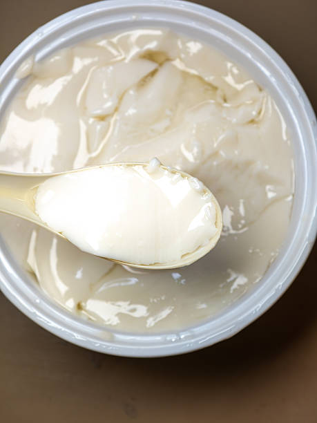 istock Close-up of Smooth Douhua Tofu Pudding Dessert 2251670022