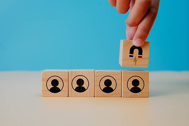 istock Talent attraction and influence concept showing recruiting people, audience engagement, leadership pull, and strategic selection through persuasive power and targeted appeal. 2251673621