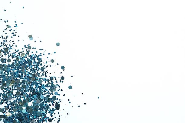 istock Beautiful blue confetti on a white background 2251679794