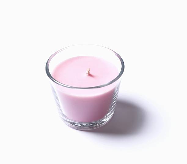 istock Candle in glass isolated on white background 2251681446