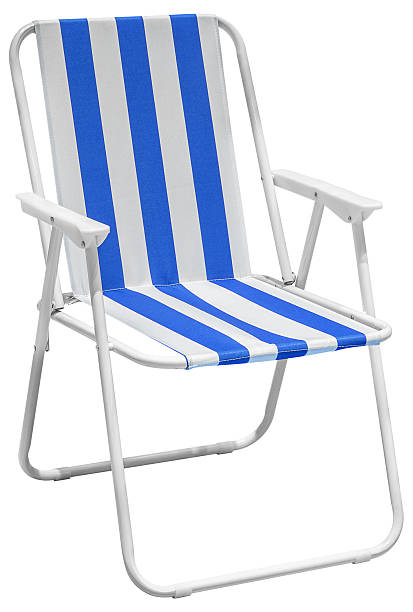 istock White and blue steel folding chair isolated on white background with clipping path 2251682839