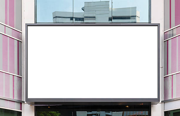 istock LED display billboard on entrance building 2251682845