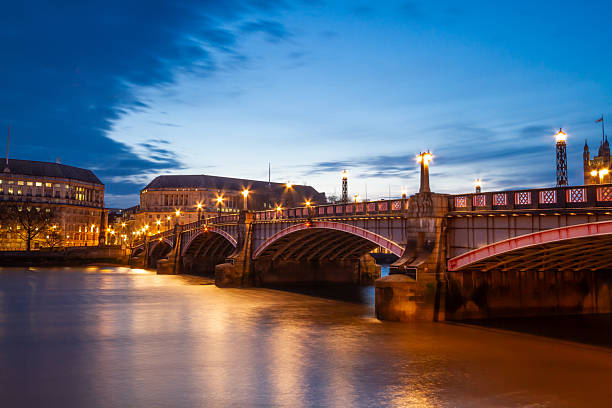 Lambeth Bridge Thames River London England Europe