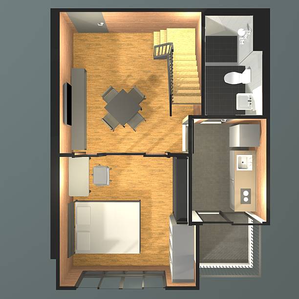 istock 3D illustration of residential project 2251695141