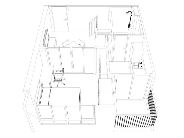 istock 3D illustration of residential project 2251695154