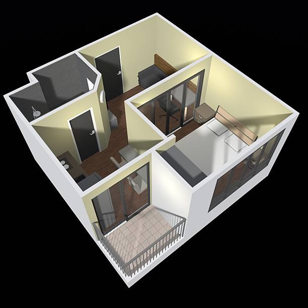 istock 3D illustration of interior project 2251696858