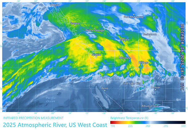 istock Atmospheric River 20251208 18UTC Precipitation Map US West Coast 2251702967