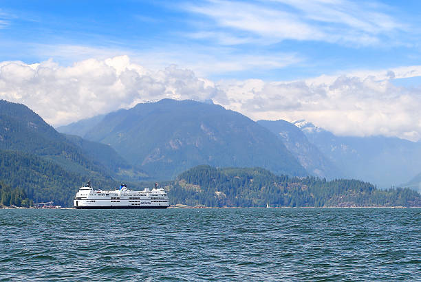 A view of the ferry heading to Nanaimo on Vancouver Island from Horseshoe Bay on the mainland of Canada near Vancouver, British Columbia. (John Gibson Photo / Gibson Pictures)
