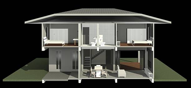 istock 3D illustration of residential project 2251712007