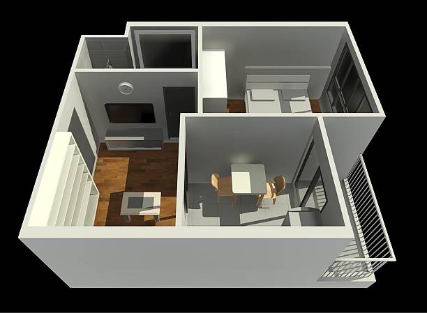 istock 3D illustration of interior project 2251715427