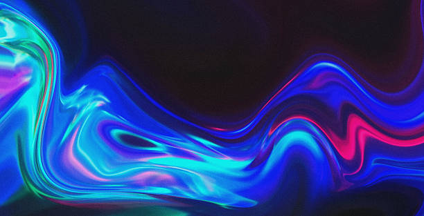 istock 4K Beautiful color gradient background with noise. Abstract pastel holographic blurred grainy gradient banner background texture Colorful digital grain soft noise effect Nostalgia, vintage, retro 2251716177