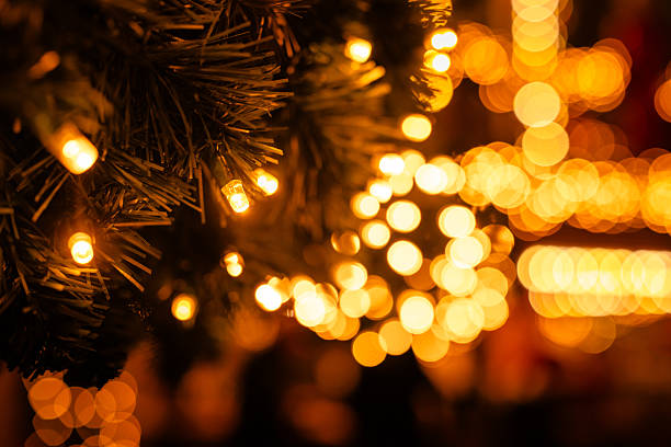 Glowing Christmas star light decoration for design purpose