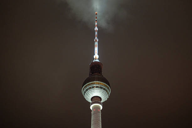 istock Berlin TV Tower at Night Under Dramatic Cloudy Sky 2251722945
