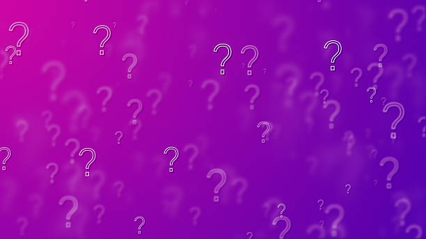 istock Question mark particle appear slow float and faded with bubbles on the dark blue background - 4K Stok video 2251732260